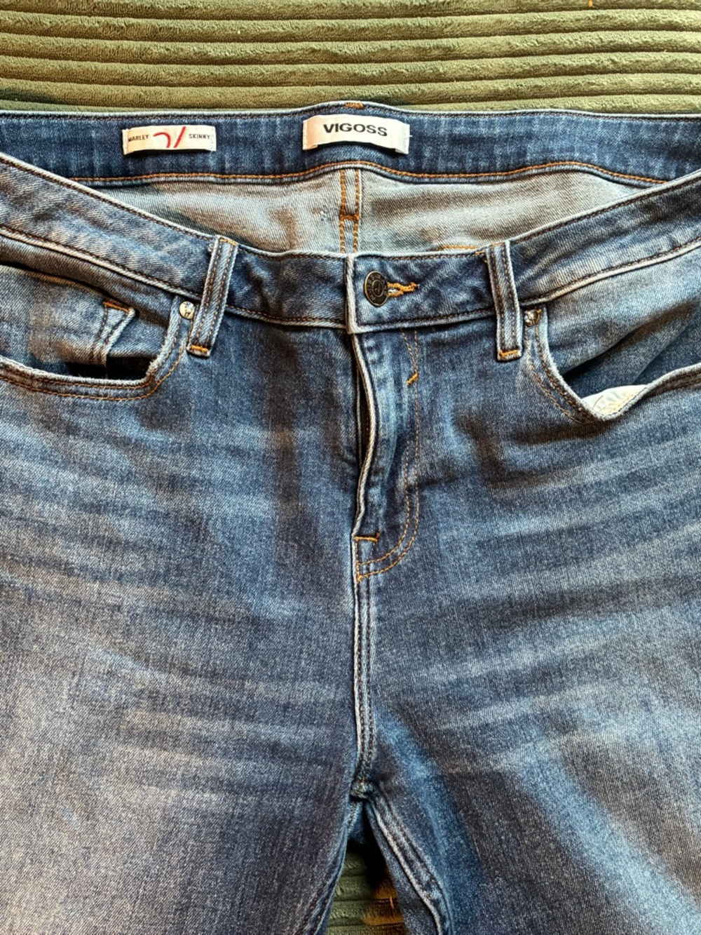 Vigoss Medium Wash Stretch Denim Jeans